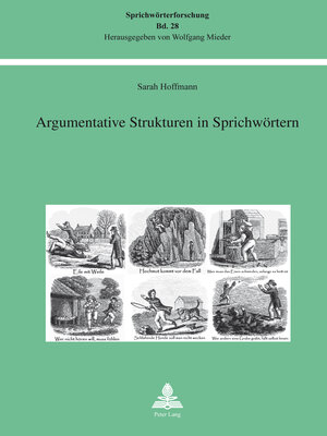 cover image of Argumentative Strukturen in Sprichwoertern